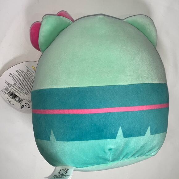 Original Squishmallows 8" Hello Kitty FRANKENKITTY Halloween Kellytoy NWT - Picture 6 of 6